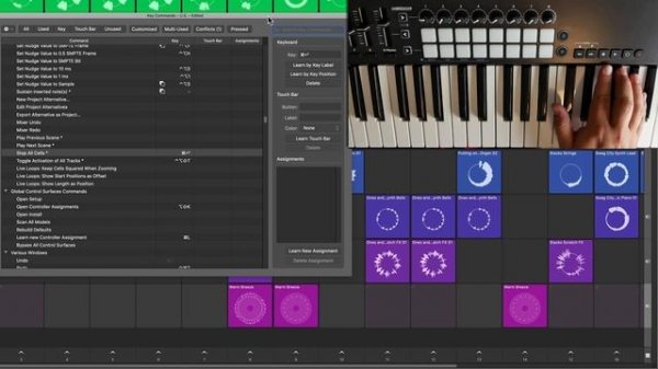 Logic Pro X - Live Loops with MIDI Controller for LIVE PERFORMANCE