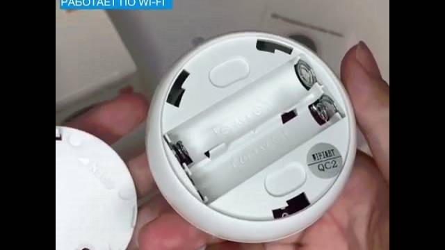 Умный датчик температуры и влажности WiFi Tuya для умного дома с дистанционным управлением круглый смотреть онлайн