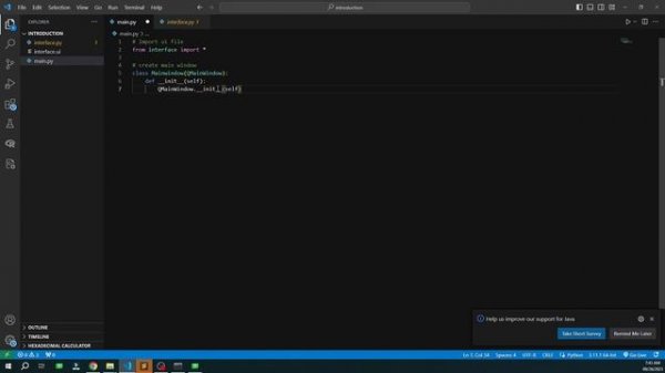 Python desktop GUI: Getting started with PySide 6