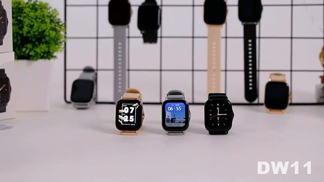 Smartwatch DW11 vs P8 PLUS FM08 T42 GTS Amazfit GTS 2 смотреть онлайн