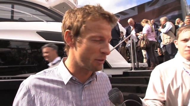 JENSON BUTTON Visits The PSP Southampton Boat Show