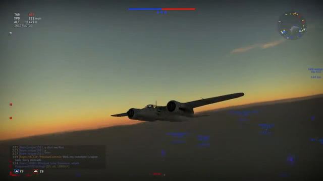 Ta 154 A-1 vs P-47 смотреть онлайн