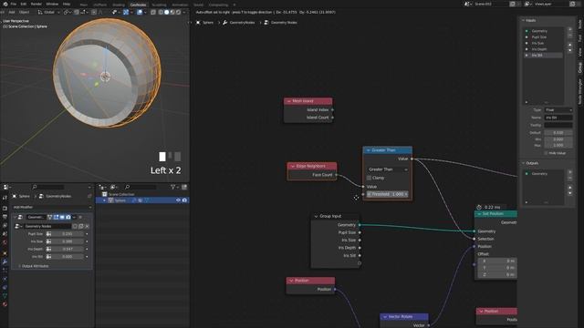 [Blender 3.1] Eye Rig SLOW AND HARD tutorial (30 minutes)(geometry nodes) смотреть онлайн