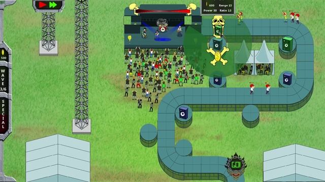 Rock 'N' Roll Defense - Gameplay [HD] смотреть онлайн