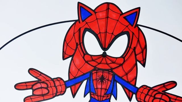Sonic Spider-man Coloring Pages | Sonic Coloring Pages | @drawandcolortv смотреть онлайн