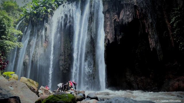 Relaxing Music For Sleep Therapy And Stress Relief | Relaxation Waterfall And Piano Instrumental
