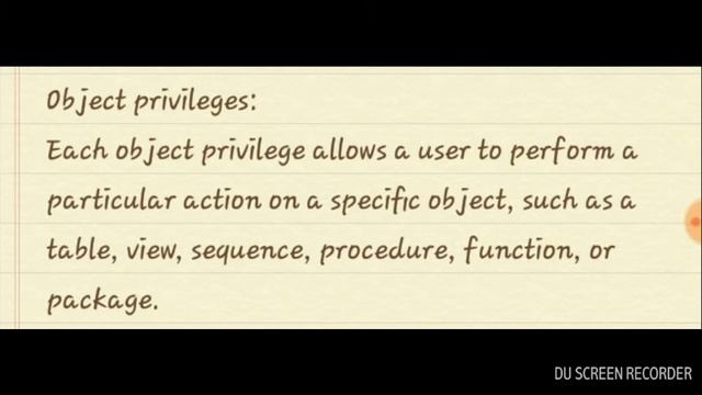 What are Object Privileges | Oracle Database | Lecture in Urdu/Hindi смотреть онлайн