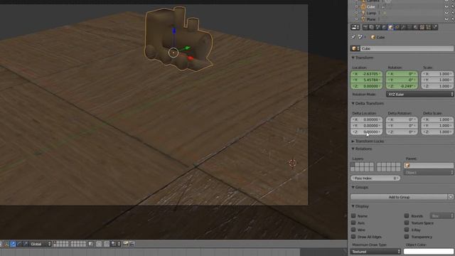 Blender Delta transforms смотреть онлайн