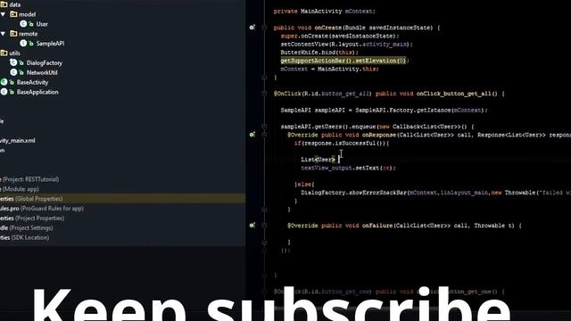 Android Rest Tutorial - CRUD Application RETROFIT Latest смотреть онлайн