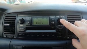 Настройка часов на автомобиле тойота королла и другие настройки авто магнитолы
