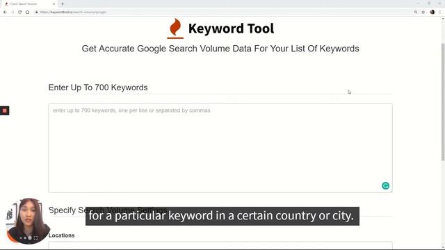 Keyword Tool - Check Search Volume For Keywords In BULK!