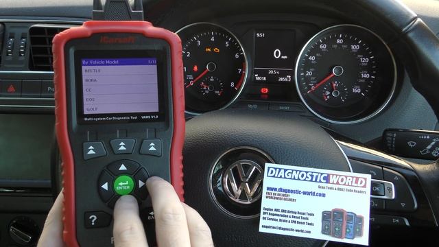 Oil Service in XX Days How To Reset With iCarsoft VAWS v1.0 for VW Audi Seat Skoda cars смотреть онлайн