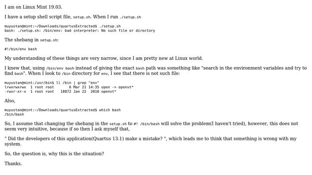 Unix & Linux: /bin/env : bad interpreter смотреть онлайн
