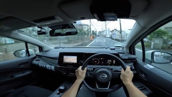 2023 Nissan Note e-Power - Test Drive - POV with Binaural Audio