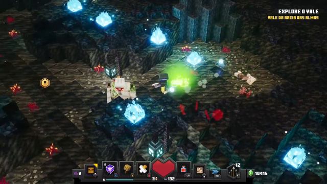 MINECRAFT DUNGEONS: Flames Of The Nether #6 - Missão Secreta Vale da Areia das Almas | Gameplay Dlc смотреть онлайн