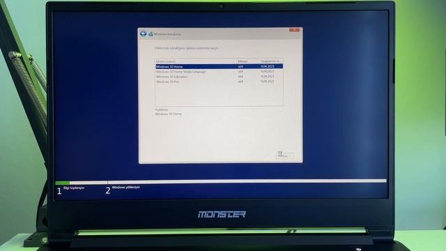 FreeDos Monster Notebook için Windows 10 kurulum rehberi смотреть онлайн