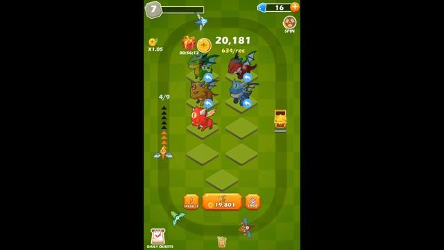 Merge Dragons - Clicker & Idle Game - Gameplay (iOS - Android) смотреть онлайн