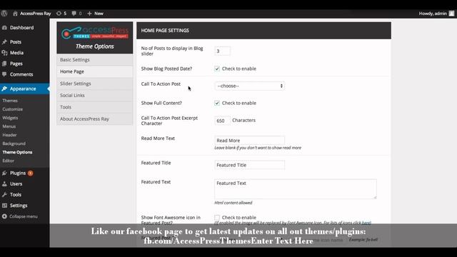 Free WordPress Theme AccessPress Ray - How to add Call to Action Section and Configure its Setting смотреть онлайн