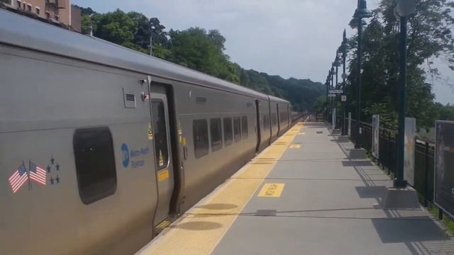 Metro North Hudson Line Railfanning at Hastings-On-Hudson Part 2 смотреть онлайн