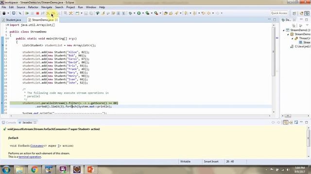 How Parallel Stream works? | Java 8 streams tutorial | Java 8 streams | Streams in Java 8 смотреть онлайн