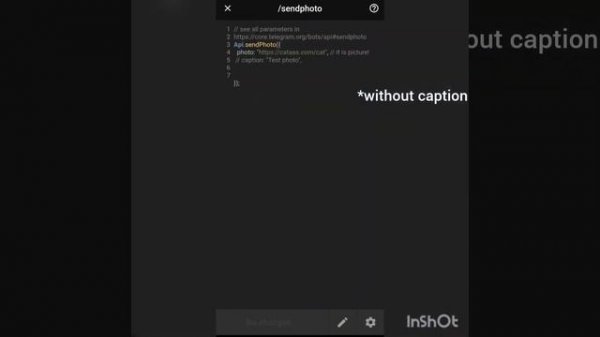 Bots Business Telegram Bot - 3 | sendPhoto method
