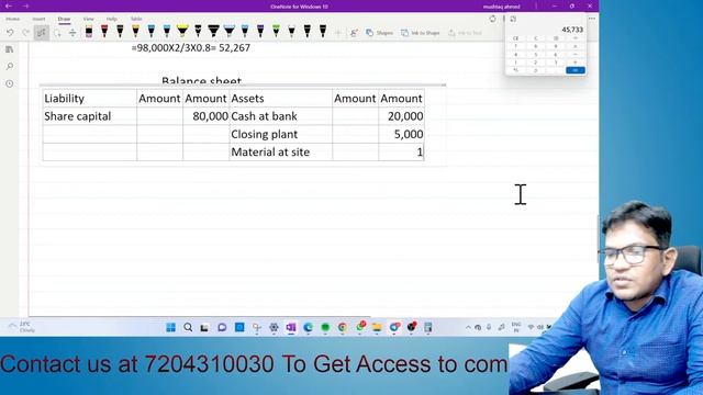 B.com 6th Semester | Cost Accounting | Contract Accounts | 15 marks problems and solutions смотреть онлайн