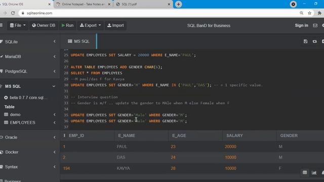 SQL Tutorial 2 - SQL Commands Part 2 #sql #sqltutorial #learnsql #howtolearnsql смотреть онлайн