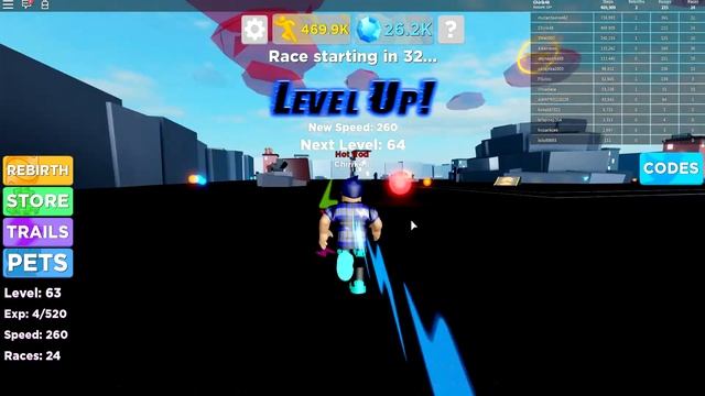 Roblox I Легенда скорости. Самый быстрый в игре I Legends of speed смотреть онлайн