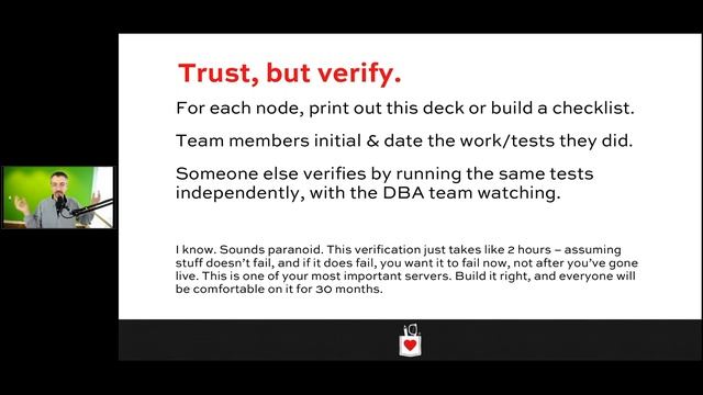 Senior DBA Class Building and Testing Reliable SQL Servers Part 1 смотреть онлайн