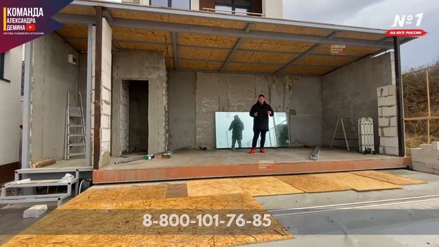 Безрамное остекление в газобетоне! Беседка остекление? Можно или нет? смотреть онлайн