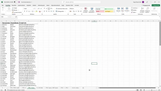 8+1 Excel billentyűkombináció смотреть онлайн
