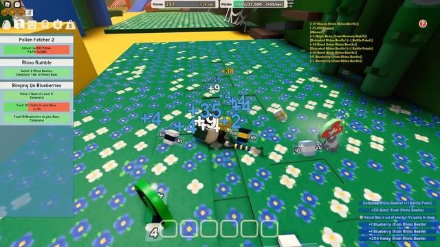 Бомжик приобрел КОСМОПУШКУ и открыл GOLD EGG в Bee Swarm Simulator смотреть онлайн