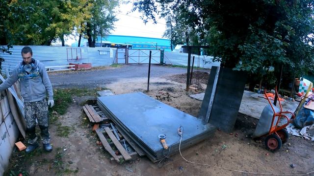 ? Плоский шифер на стены мастерской - ФИНАЛ + окно и двеь :) смотреть онлайн