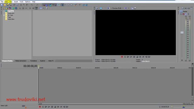 Урок 1. Чудесная программа Sony Vegas. смотреть онлайн