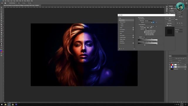 Dual Lighting Effect in Adobe Photoshop ( Tutorial ) смотреть онлайн