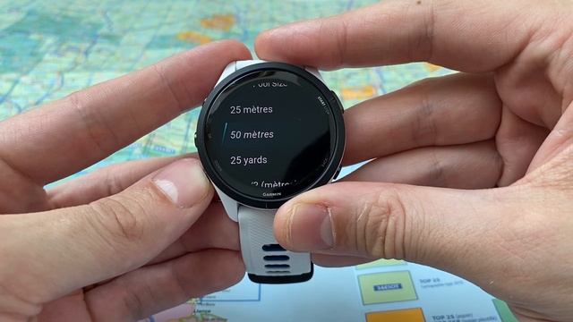 Forerunner 265 / 265 S (Garmin): personnaliser pour le sport natation la longueur d’une piscine смотреть онлайн
