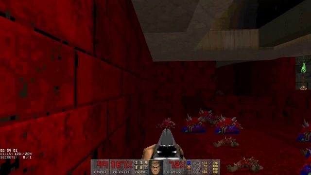 Doom: Base Ganymede - E3M7 - UVMAX No Commentary смотреть онлайн