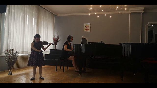 Emilia Anastasijević (6 years old): Concertino In Russian Style, composer Alexej Janschinow смотреть онлайн