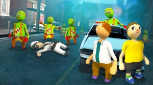 ЗОМБИ УЖЕ БЛИЗКО! САМАЯ БЕЗУМНАЯ НЫЧКА ОТ ЗОМБИ! УГАРНЫЕ ПЛАСТИЛИНОВЫЕ ПРЯТКИ В HUMAN FALL FLAT