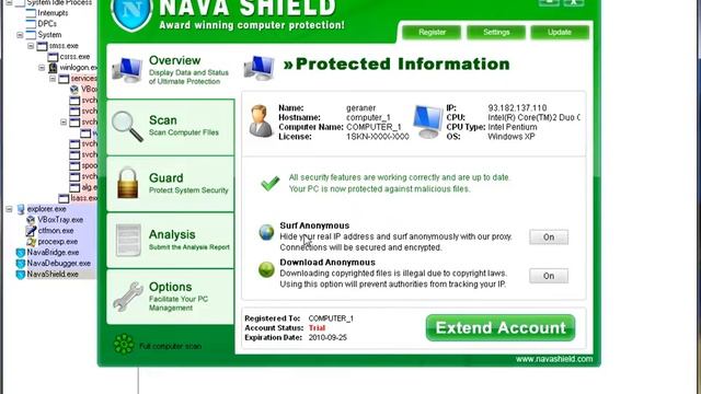 Nava Shield Rough / Fake Antivirus Review смотреть онлайн