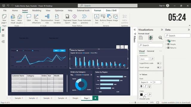 Master Power BI Dashboard Design in Just 10 Minutes смотреть онлайн