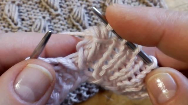 Узор спицами РАКУШКИ смотреть онлайн