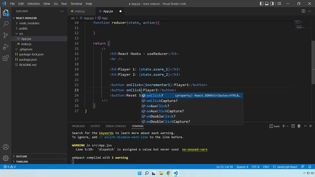 REACTJS #040 EXERFCÍCIO PRÁTICO COM USEREDUCER смотреть онлайн