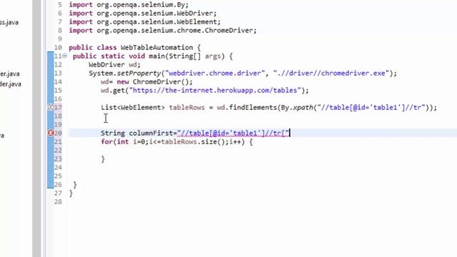 print web table in selenium | web table automation in selenium web driver смотреть онлайн