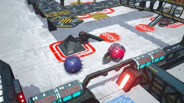 Robot Pacman VS Spiky Monsters & Piranha in Maze with Cartoon Cat & Chain Chomp смотреть онлайн