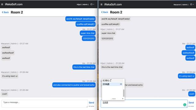 Chat Sample using Laravel, Laravel Echo, Pusher, react-chat-ui смотреть онлайн