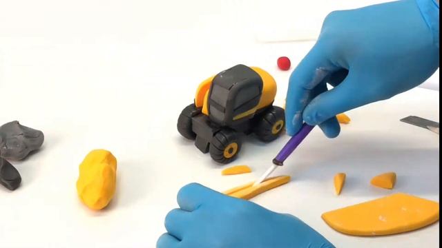 Экскаватор из мастики смотреть онлайн