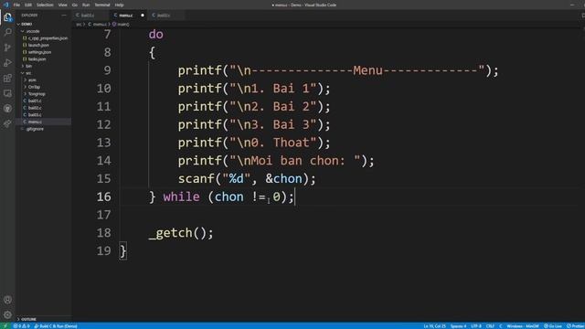 [Nhập môn lập trình] COM108 Lab 4 Bài 4: Xây dựng menu bằng vòng lặp (Source Code Download) ✔ смотреть онлайн