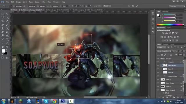 Speed Art | LoL Desktop Background - SoapyJoe смотреть онлайн