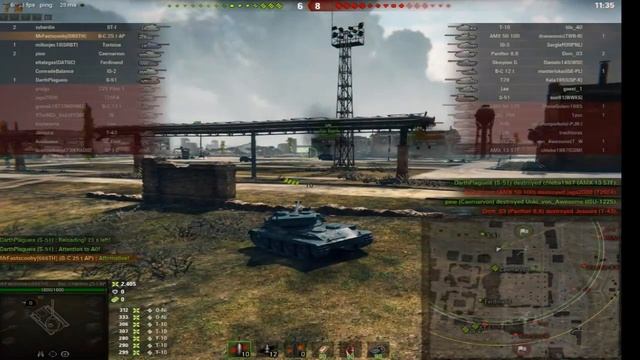 World Of Tanks - Use your clip to your advantage BatChat 25T AP смотреть онлайн